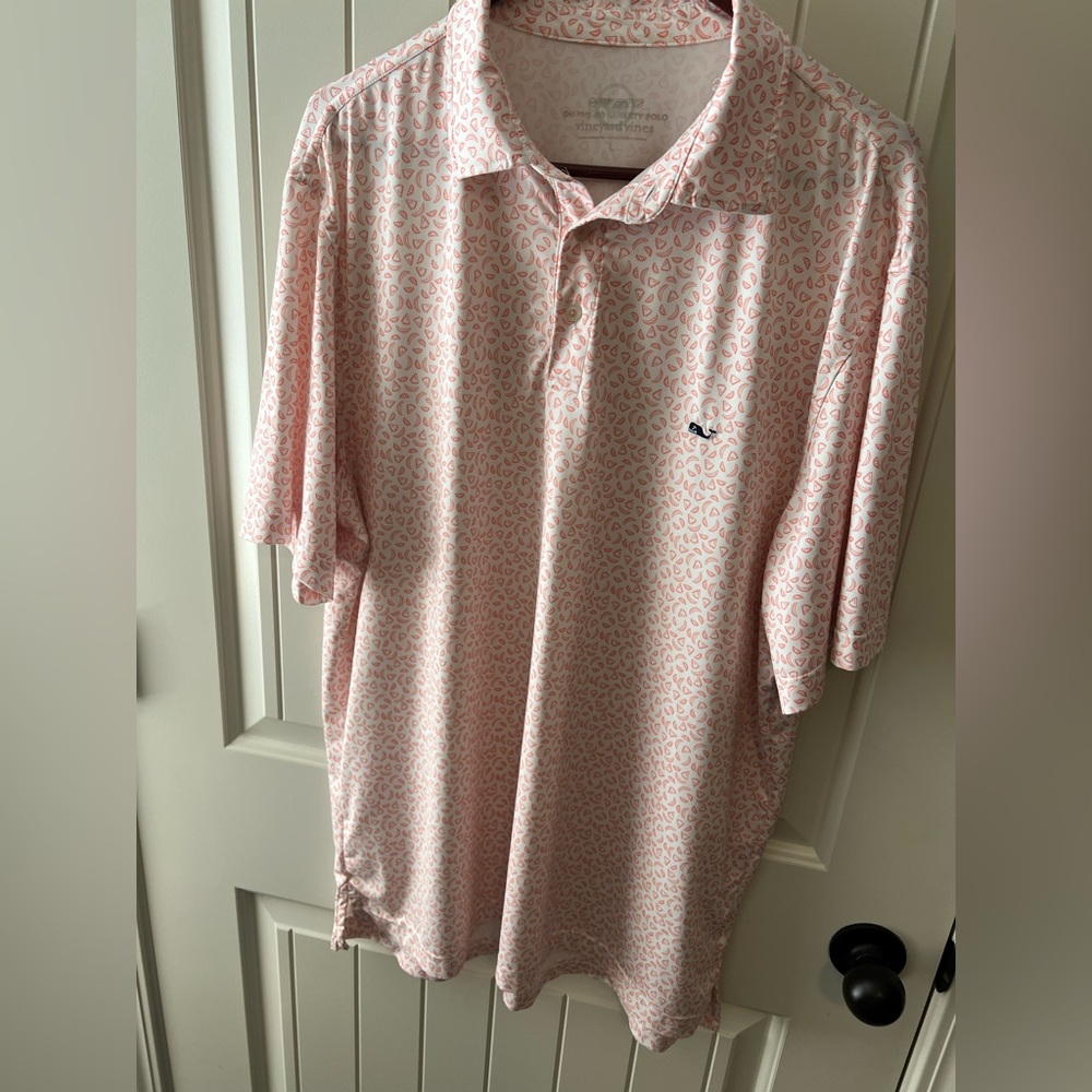 Mens Vineyard Vines On The Go Sankaty Polo size L